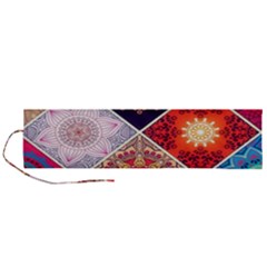 Mandala Pattern Roll Up Canvas Pencil Holder (l) by Ndabl3x