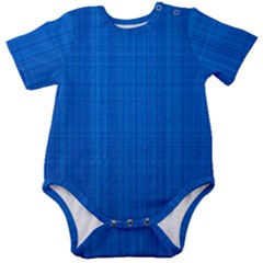 Blue Abstract, Background Pattern, Texture Baby Short Sleeve Bodysuit by nateshop