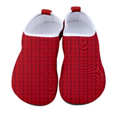 Ed Lego Texture Macro, Red Dots Background, Lego, Red Men s Sock-style Water Shoes by nateshop