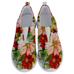 Painted Flowers Texture, Floral Background No Lace Lightweight Shoes by nateshop