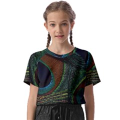 Peacock Feathers, Feathers, Peacock Nice Kids  Basic T-shirt