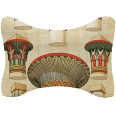 Egyptian Architecture Column Seat Head Rest Cushion by Proyonanggan