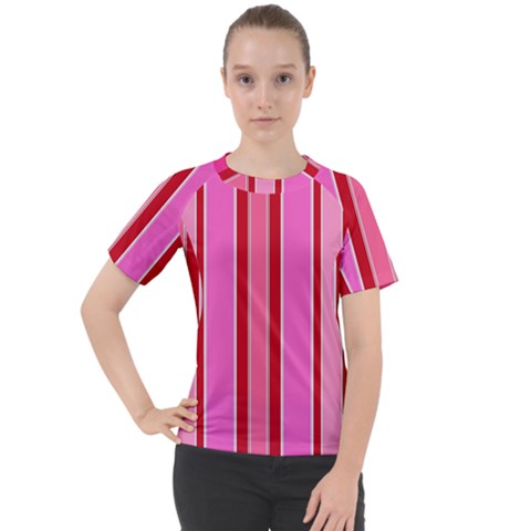 Stripes-4 Women s Sport Raglan T-shirt by nateshop
