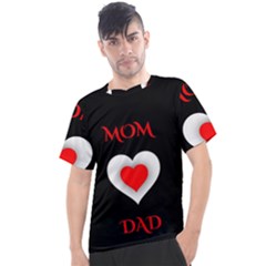Mom And Dad, Father, Feeling, I Love You, Love Men s Sport Top by nateshop