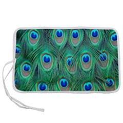 Feather, Bird, Pattern, Peacock, Texture Pen Storage Case (s)