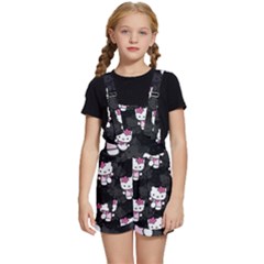 Hello Kitty, Pattern, Supreme Kids  Short Overalls by nateshop