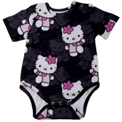 Hello Kitty, Pattern, Supreme Baby Short Sleeve Bodysuit by nateshop