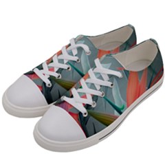 Beauty, Flowers, Green, Huawei Mate Women s Low Top Canvas Sneakers by nateshop