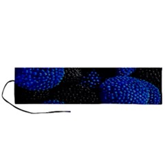 Berry, One,berry Blue Black Roll Up Canvas Pencil Holder (l) by nateshop