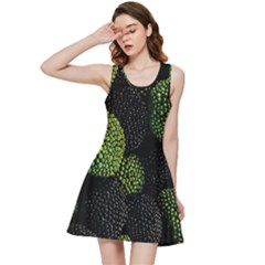 Berry,note, Green, Raspberries Inside Out Racerback Dress by nateshop