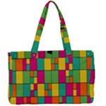 Abstract-background Canvas Work Bag