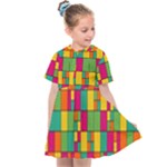 Abstract-background Kids  Sailor Dress