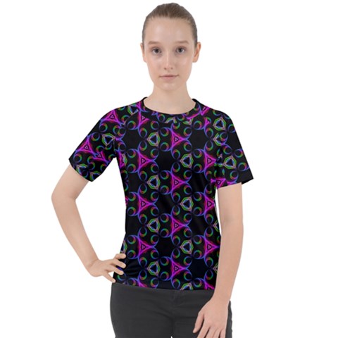 Background-36 Women s Sport Raglan T-shirt by nateshop