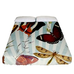 Butterfly-love Fitted Sheet (queen Size) by nateshop