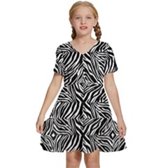 Design-85 Kids  Short Sleeve Tiered Mini Dress by nateshop