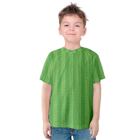 Punch Hole Kids  Cotton T-shirt by nateshop