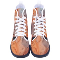 Water Screen Women s High-top Canvas Sneakers by nateshop