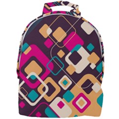 Colorful Abstract Background, Geometric Background Mini Full Print Backpack by nateshop