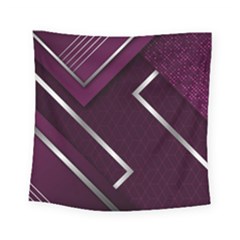 Purple Abstract Background, Luxury Purple Background Square Tapestry (small) by nateshop