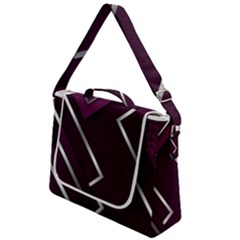 Purple Abstract Background, Luxury Purple Background Box Up Messenger Bag by nateshop