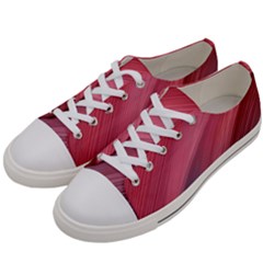 Abstract, Lines Men s Low Top Canvas Sneakers