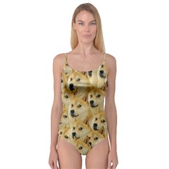 Doge, Memes, Pattern Camisole Leotard  by nateshop