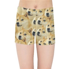 Doge, Memes, Pattern Kids  Sports Shorts by nateshop