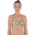 Doge, Memes, Pattern Cross Back Hipster Bikini Top  View1