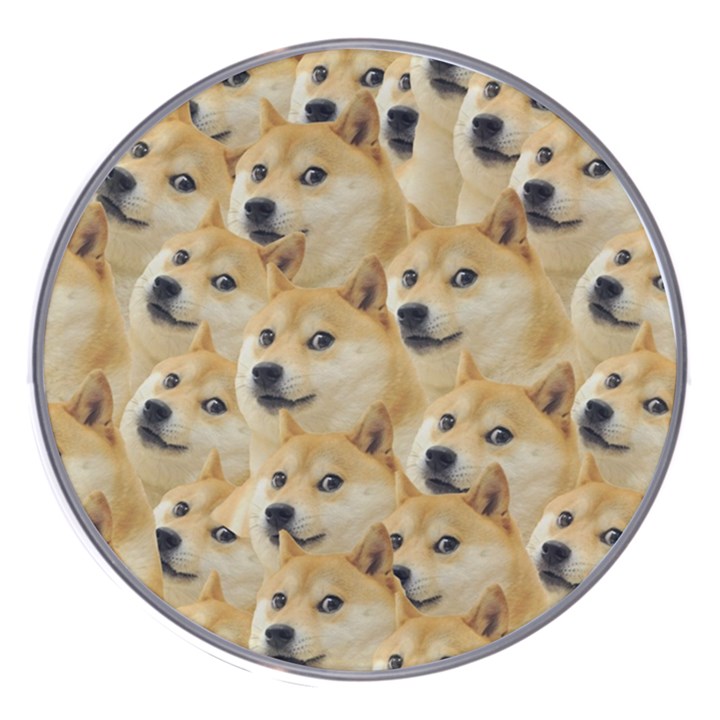 Doge, Memes, Pattern Wireless Fast Charger(White)