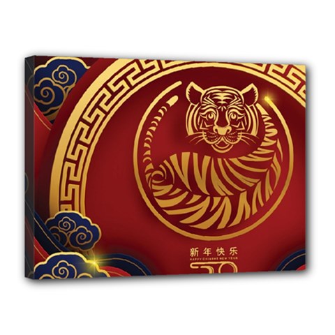 Holiday, Chinese New Year, Year Of The Tiger Canvas 16  X 12  (stretched) by nateshop
