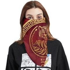 Holiday, Chinese New Year, Year Of The Tiger Face Covering Bandana (triangle) by nateshop