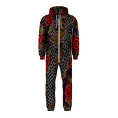 Authentic Aboriginal Art - Gathering Hooded Jumpsuit (kids)