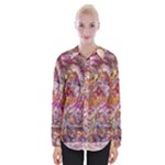 Abstract pink blend Womens Long Sleeve Shirt