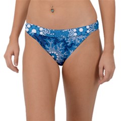 Authentic Aboriginal Art - Waterhole Dreaming Band Bikini Bottoms by hogartharts