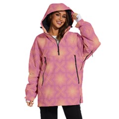 Fuzzy Peach Aurora Pink Stars Women s Ski And Snowboard Waterproof Breathable Jacket