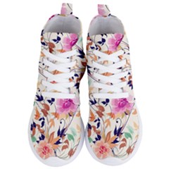 Abstract Floral Background Women s Lightweight High Top Sneakers by nateshop