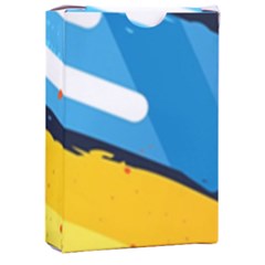 Colorful Paint Strokes Playing Cards Single Design (rectangle) With Custom Box by nateshop