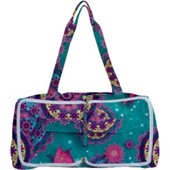 Floral Pattern, Abstract, Colorful, Flow Multi Function Bag