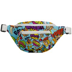 Vintage Art Tattoos Colorful Seamless Pattern Fanny Pack