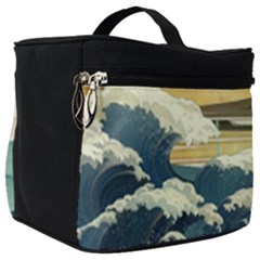Sea Asia Waves Japanese Art The Great Wave Off Kanagawa Make Up Travel Bag (big) by Cemarart