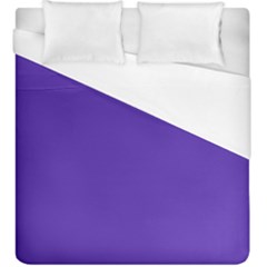 Ultra Violet Purple Duvet Cover (king Size)