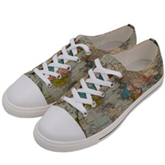 Pyramids Egypt Monument Landmark Sunrise Sunset Egyptian Men s Low Top Canvas Sneakers