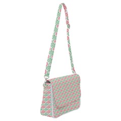 Mosaic Hexagon Honeycomb Shoulder Bag With Back Zipper by Ndabl3x