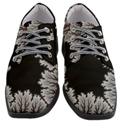 Purple Rose Retro Floral Flower Women Heeled Oxford Shoes by Bedest