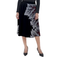 Jungle Road Hawaii Asphalt Mountains Green Classic Velour Midi Skirt  by Bedest