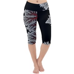 The Overworld Aurora Subnautica Lightweight Velour Cropped Yoga Leggings by Bedest