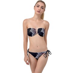 Astrology Surreal Surrealism Trippy Visual Art Twist Bandeau Bikini Set