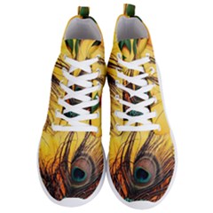Oceans Stunning Painting Sunset Scenery Wave Paradise Beache Mountains Men s Lightweight High Top Sneakers by Cemarart