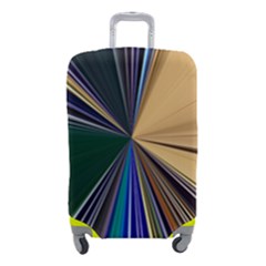 Zig Zag Pattern Geometric Design Luggage Cover (small) by Cemarart