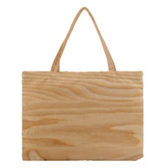 Light Wooden Texture, Wooden Light Brown Background Medium Tote Bag by nateshop